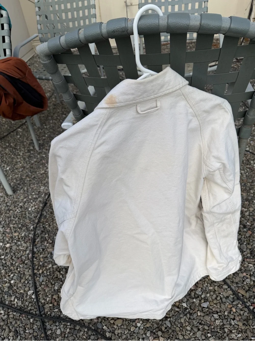The North Face Men's Cream Canvas Field Jacket